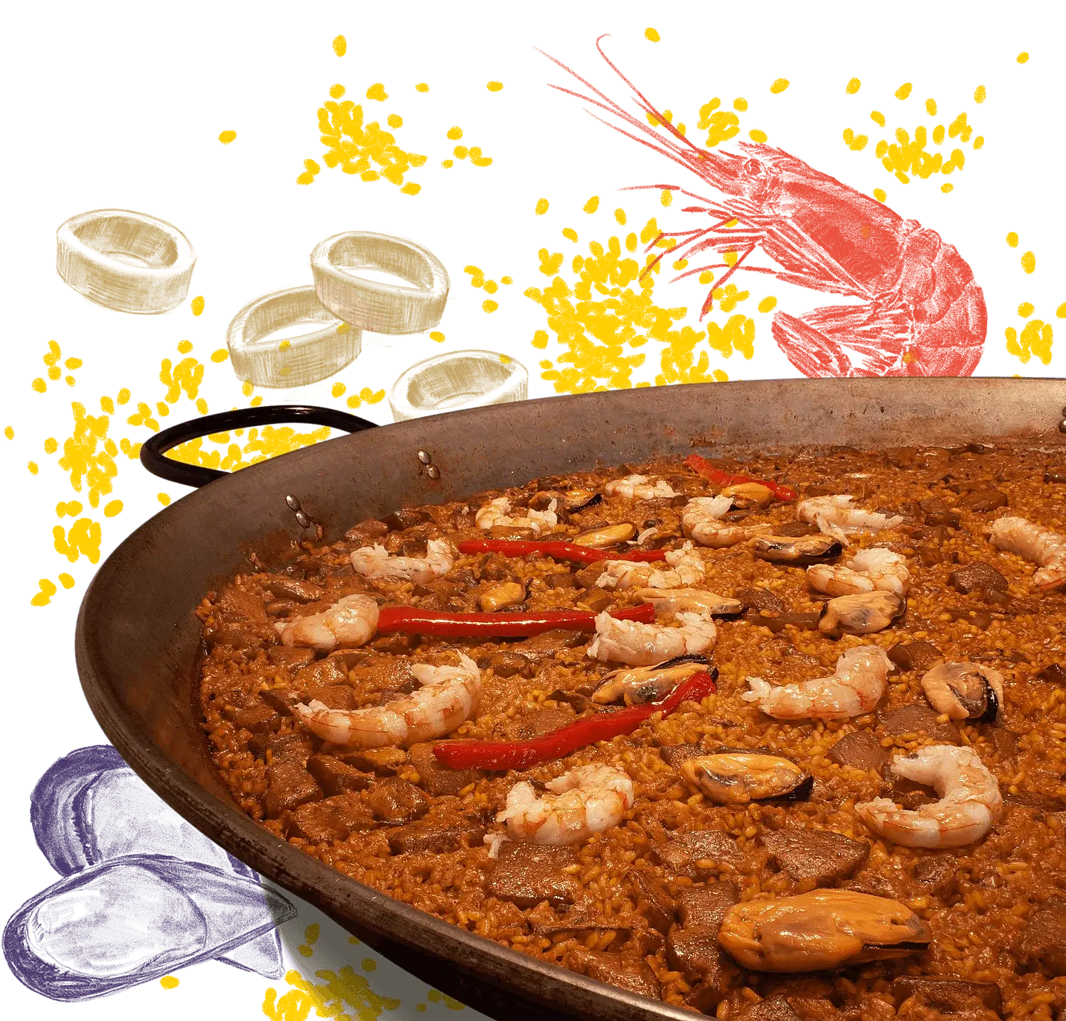Paella de marisco